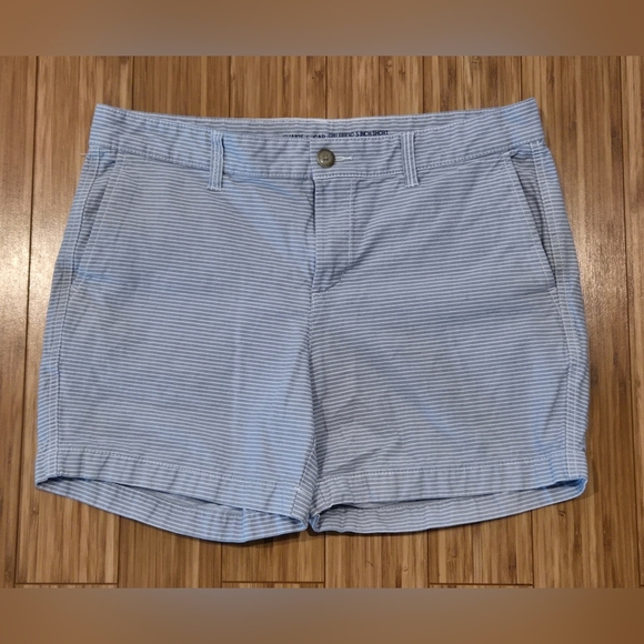 ❤️ Gap Blue Striped Shorts - Picture 1 of 9